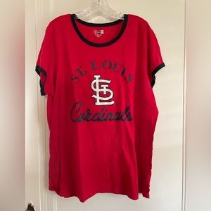 Classic Fit Ringer Tee - MLB St. Louis Cardinals Plus
